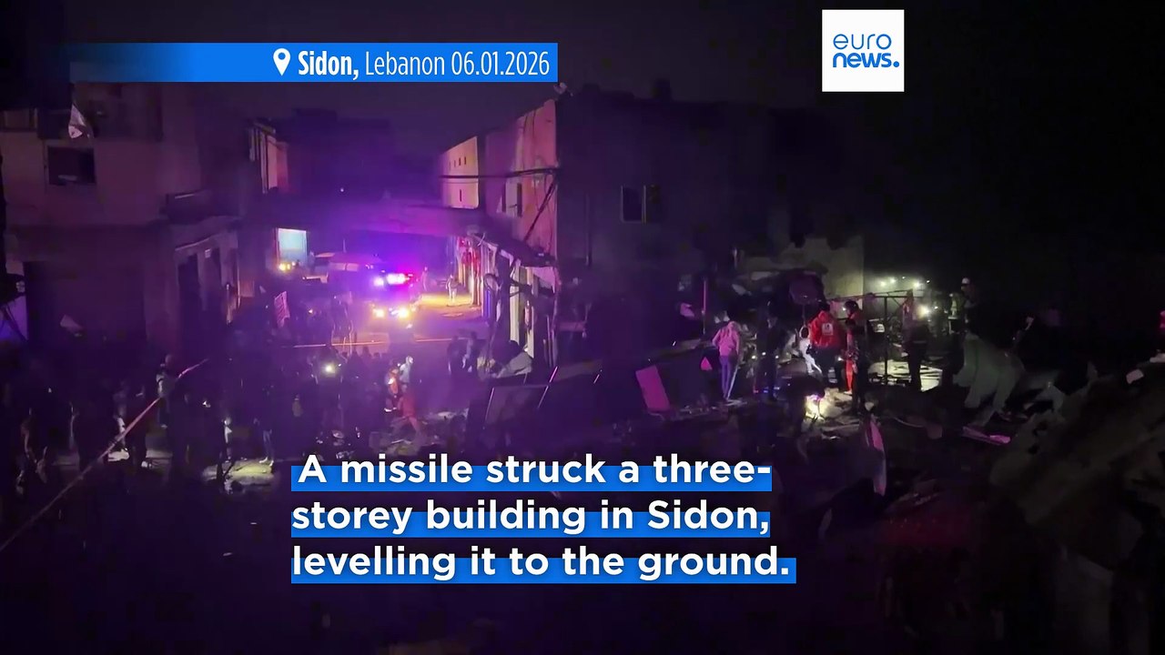 Israeli strikes target multiple Hezbollah sites in southern Lebanon