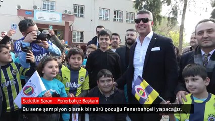 Sadettin Saran'dan şampiyonluk vurgusu! 'Çocukları F.Bahçeli yapacağız'