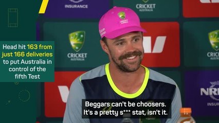'It's a pretty s*** stat!' - Head jokes about double hundred chances