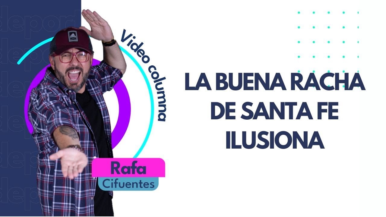 Rafa Cifuentes da un balance de Santa Fe y la buena racha que lleva el equipo cardenal | Pulzo