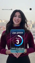 الأردن | منخفض جوي جديد نهاية الأسبوع مصنف من الدرجة الثالثة 🔔