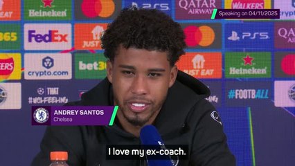 'I love Liam Rosenior, he's amazing!' - Andrey Santos lauds new Chelsea boss