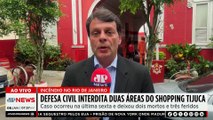 Defesa Civil interdita duas áreas do Shopping Tijuca (RJ)