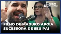 Filho de Maduro declara 'apoio incondicional' à presidente interina da Venezuela