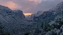 Uno spettacolo bianco: il Parco Nazionale di Yosemite si trasforma con la neve