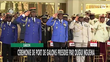 [#Reportage] Gabon : cérémonie de port de galons présidée par Oligui Nguema