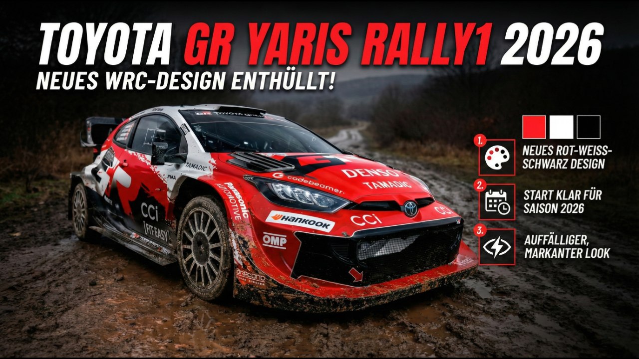GR Yaris Rally1 2026 – So fährt Toyota optisch ganz vorne mit