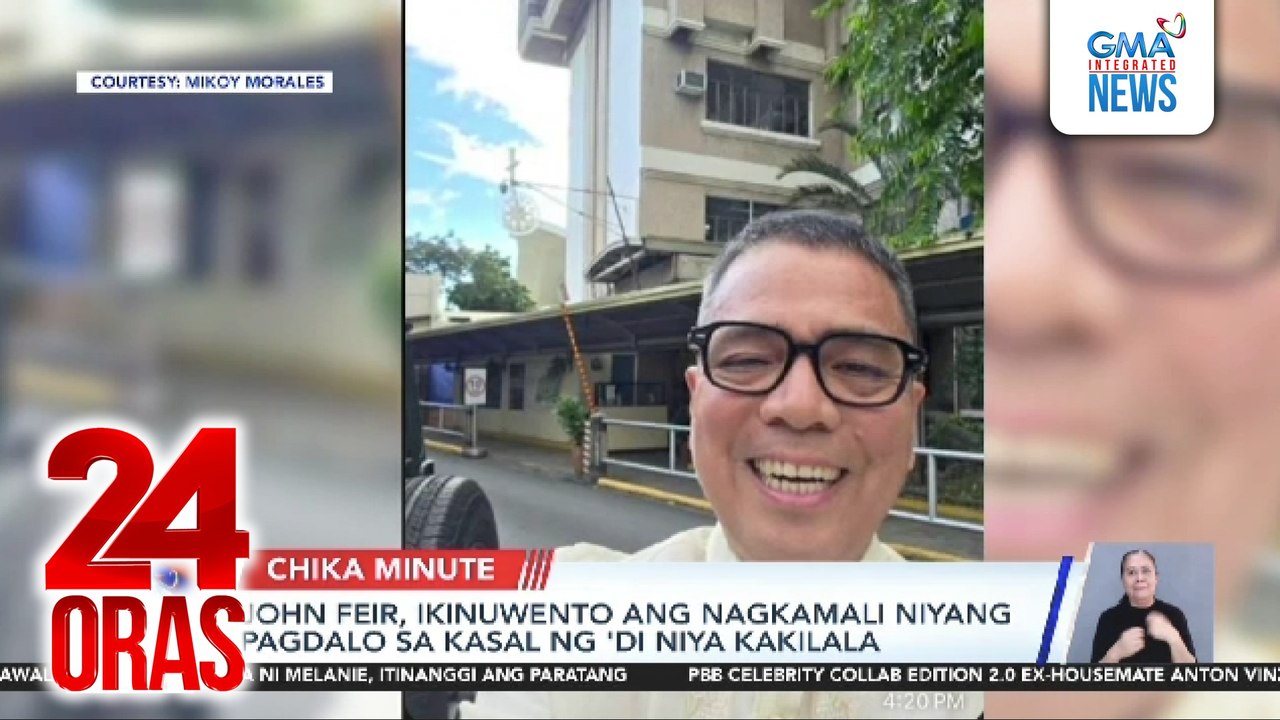 John Feir, ikinuwento ang nagkamali niyang pagdalo sa kasal ng 'di niya kakilala | 24 Oras