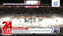 Mahigit 80,000 stuffed toys, inihagis pagtatapos ng hockey match sa US | 24 Oras