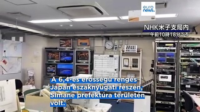 Erős földrengés volt Japánban, súlyos sérültek, jelentős károk nincsenek