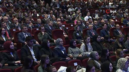 Cumhurbaşkanı Erdoğan: "Üretim kapasitesinin kaynaklarından biri ifade ettiğim gibi eğitim altyapısıdır. Bu eğitim sistemimiz maalesef 28 Şubat döneminin adaletsizliği sebebiyle çok ağır"