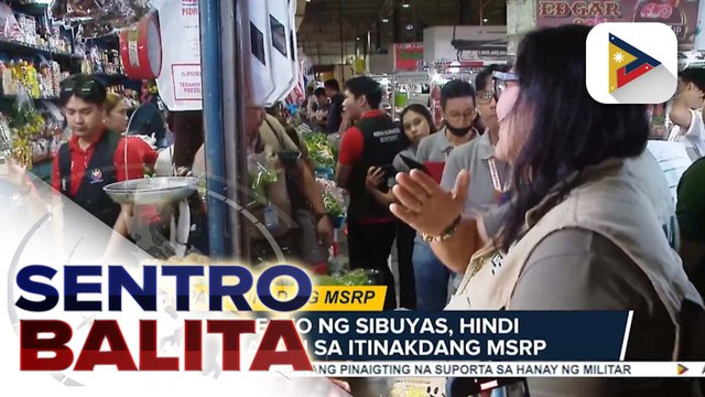 Ilang retailers sa Marikina Public Market, pinagpapaliwanag ng D.A. dahil sa hindi pagsunod sa MSRP sa sibuyas | ulat ni Gab Villegas