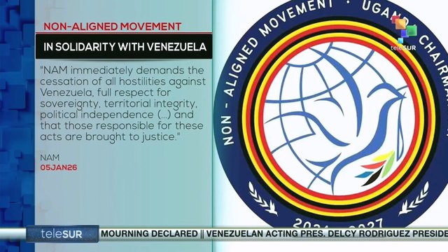Non-Aligned Movement in solidarity with Venezuela