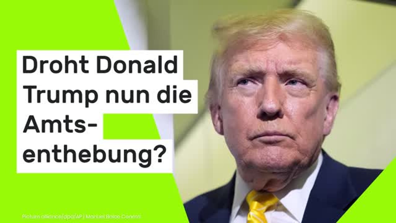 Donald Trump: Empörung nach Angriff auf Venezuela - droht ihm nun die Amtsenthebung?