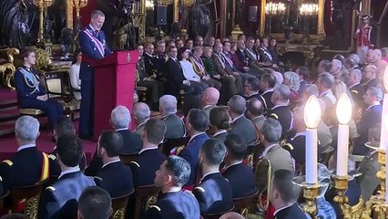 La situación en Venezuela se cuela en la tradicional Pascua Militar presidida por los Reyes