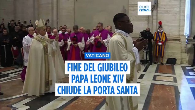 Papa Leone XIV chiude la Porta Santa a San Pietro: si conclude il Giubileo della Speranza