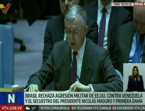 Brasil rechaza el secuestro del Presidente Nicolás Maduro y Cilia Flores por parte de EE. UU.