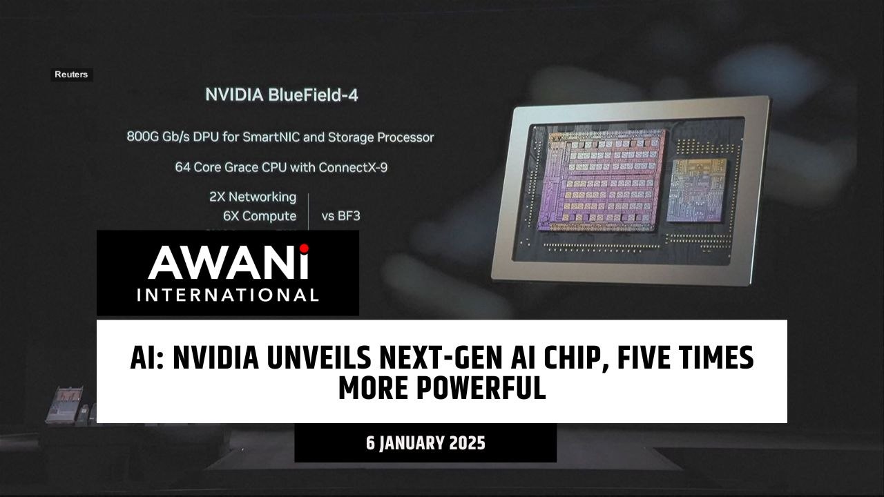 Nvidia unveils next-gen AI chip, five times more powerful