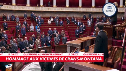 Incendie à Crans-Montana : l'Assemblée nationale rend hommage aux victimes
