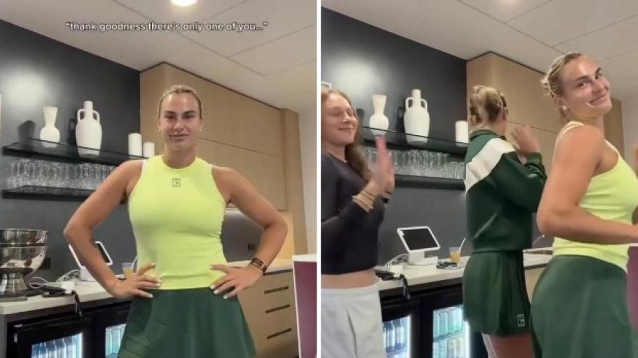 Sabalenka, il balletto con Anisimova e Badosa fa impazzire i fan