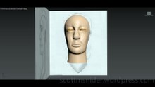 Flame: 3DS MAX Practice Polygon Modeling Head Model Video #129 (01-06-2026)
