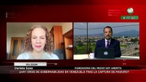 Dariela Sosa habla sobre ¿Hay crisis de gobernabilidad en Venezuela tras la captura de Maduro?