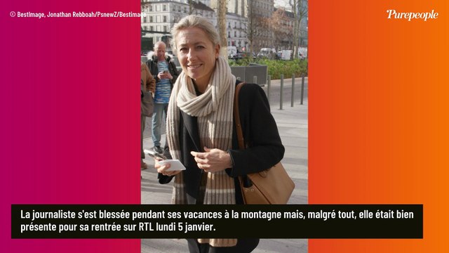 Après sa prise en charge rapide pendant ses vacances, Anne-Sophie Lapix donne de ses nouvelles