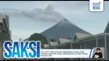 390 pamilya sa Tabaco City, inilikas na matapos itaas ang alert level 3 sa Bulkang Mayon; mga residente sa iba pang bahagi ng Albay, inilikas din | Saksi