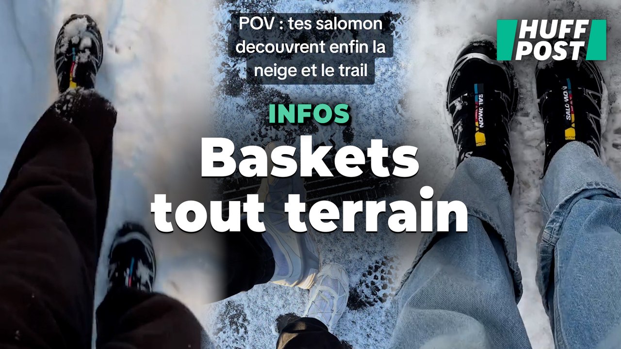 Grâce à la neige à Paris, la mode des baskets S...