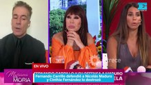 Fernando Carrillo defendió a Nicolás Maduro y Cinthia Fernández lo destrozó