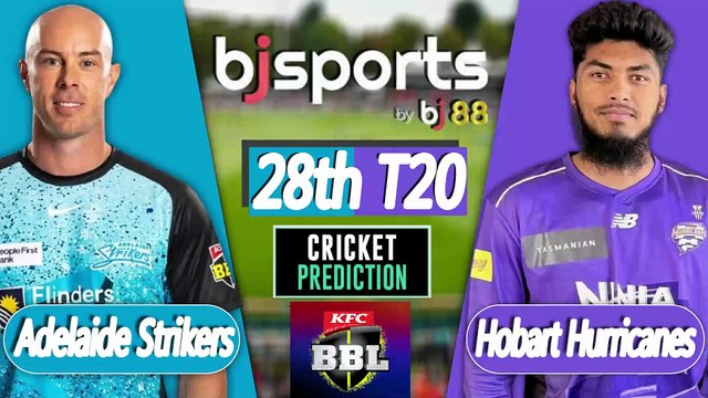 BBL 2025-26 | Hobart Hurricanes vs Adelaide Strikers 28th T20 Match Preview |