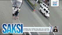 SUV driver na sumira ng wiper ng bus sa Cavite, suspendido ang lisensya at pinatatawag ng LTO | Saksi