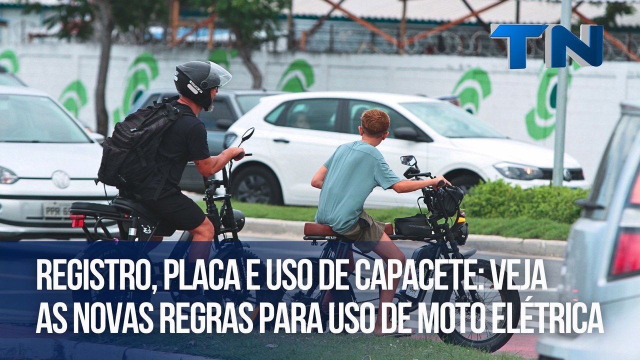 Registro, placa e uso de capacete: Veja as novas regras para uso de moto elétrica