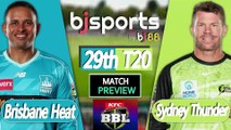 BBL 2025-26 | Brisbane Heat vs Sydney Thunder 29th T20 Match Preview |