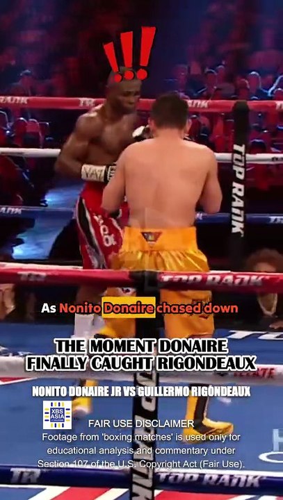This Nonito Donaire's PUNCH that SHOCKED the CROWD!