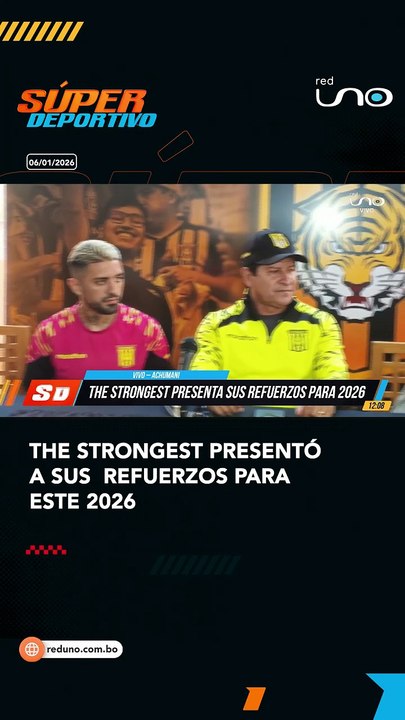 The Strongest presentó oficialmente a sus 3 nuevos fichajes para este 2026