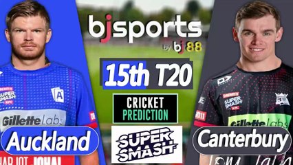 Super Smash 2025-26 | Canterbury vs Auckland 15th T20 Match Preview |