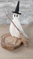 🧹 Sweet Halloween Witch With a Broom Made from Yarn #witch #easycrafts #halloween #diy #diycrafts