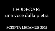 Leodegar-una voce dalla pietra