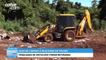 Ação de limpeza retira toneladas de lixo descartado irregularmente em Toledo