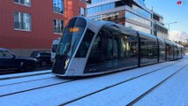 Luxembourg-City  |   Tramways dans la Neige | Luxembourg Bretagne Télé