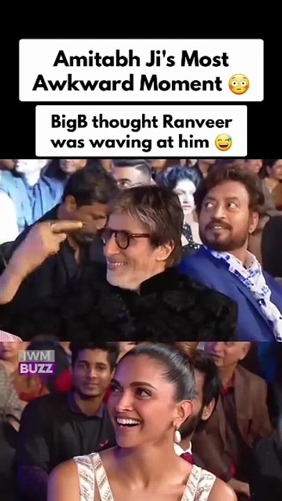 Viral video: At the Awards show, Amitabh Bachchan accidentally responded to Ranveer Singh’s gestures, assuming they were directed at him. The veteran actor quickly discovered Ranveer was actually engaging with Deepika Padukone, leaving the audience laughi