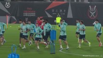 Athletic, entrenamiento previo a la semifinal contra el FC Barcelona de la Supercopa de España
