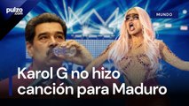 Karol G desmiente canción para la campaña de Maduro en Venezuela| Pulzo