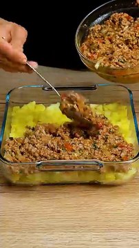 What I made with potatoes and minced meat is pure madness!