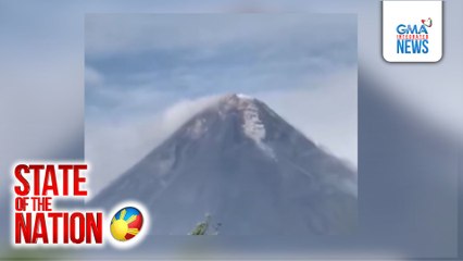 Mayon, nasa alert level 3; mga nasa loob ng 6km na palibot ng bulkan, pinalilikas | SONA