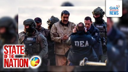 Nicolas Maduro, naghain ng not guilty plea para sa mga kasong Narco-Terrorism atbp.; misis niyang si Cilia Flores, not guilty rin ang plea | SONA