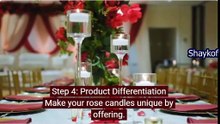 Business Idea- Rose Flower-Shaped Candles – Step-by-Step Profitable Guide