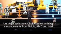 Robots and AI dominate on first day of Las Vegas tech show