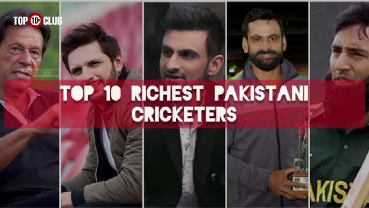 Top 10 Richest Pakistani Cricketers _ Wealthy Cricketers - Top10sClub